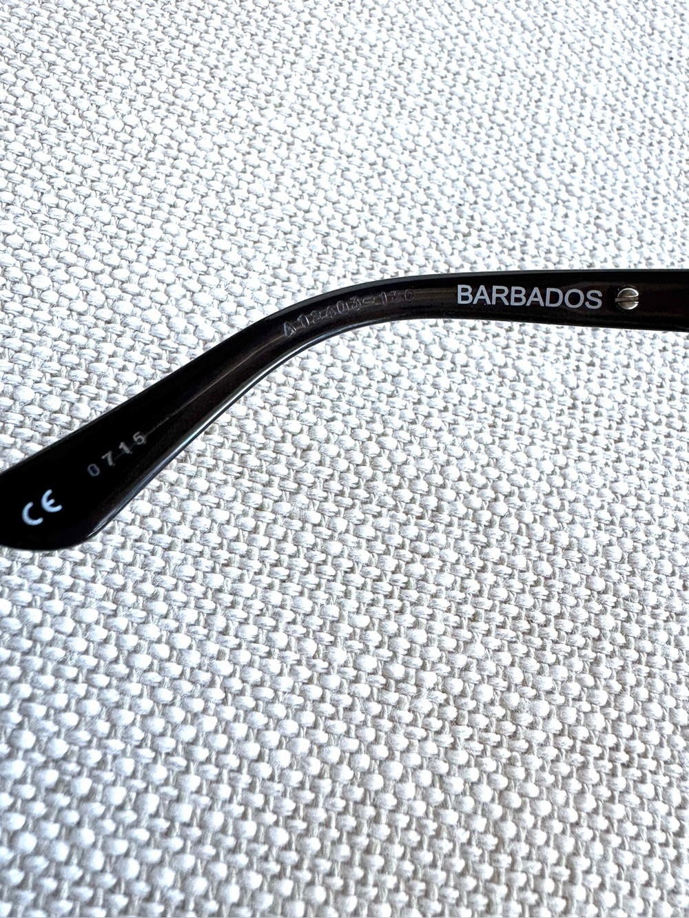 BRIGHTON Barbados Black Sunglasses w/ Case Silver Scroll Temples EUC Small Fit - Picture 8 of 13